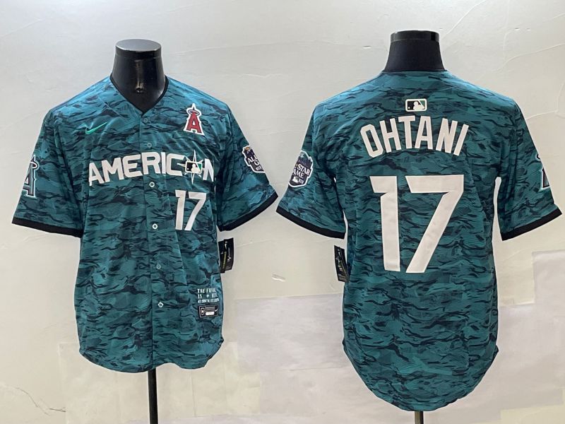 Men Los Angeles Angels #17 Ohtani Green All star Game 2025 Nike MLB Jersey style 1